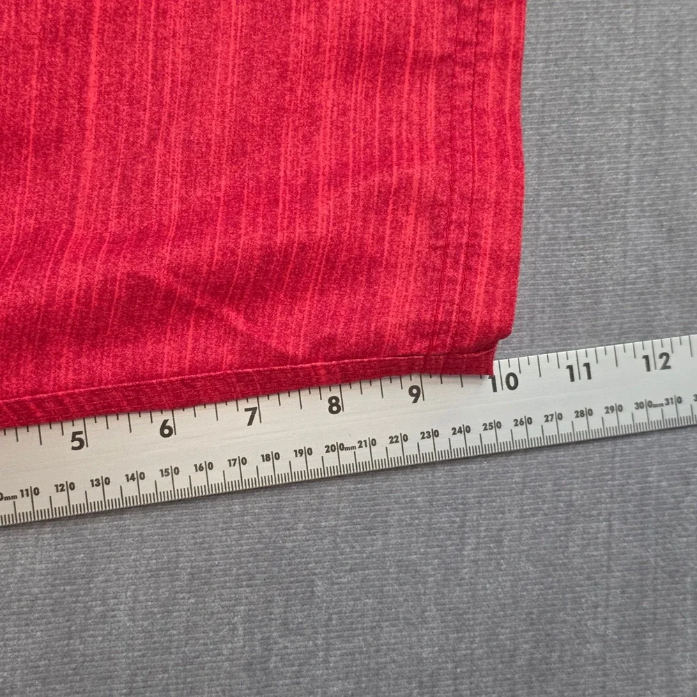 Hurley Board Shorts Mens 32 Red Phantom Stretch Cargo Swim Trunks Surfwear